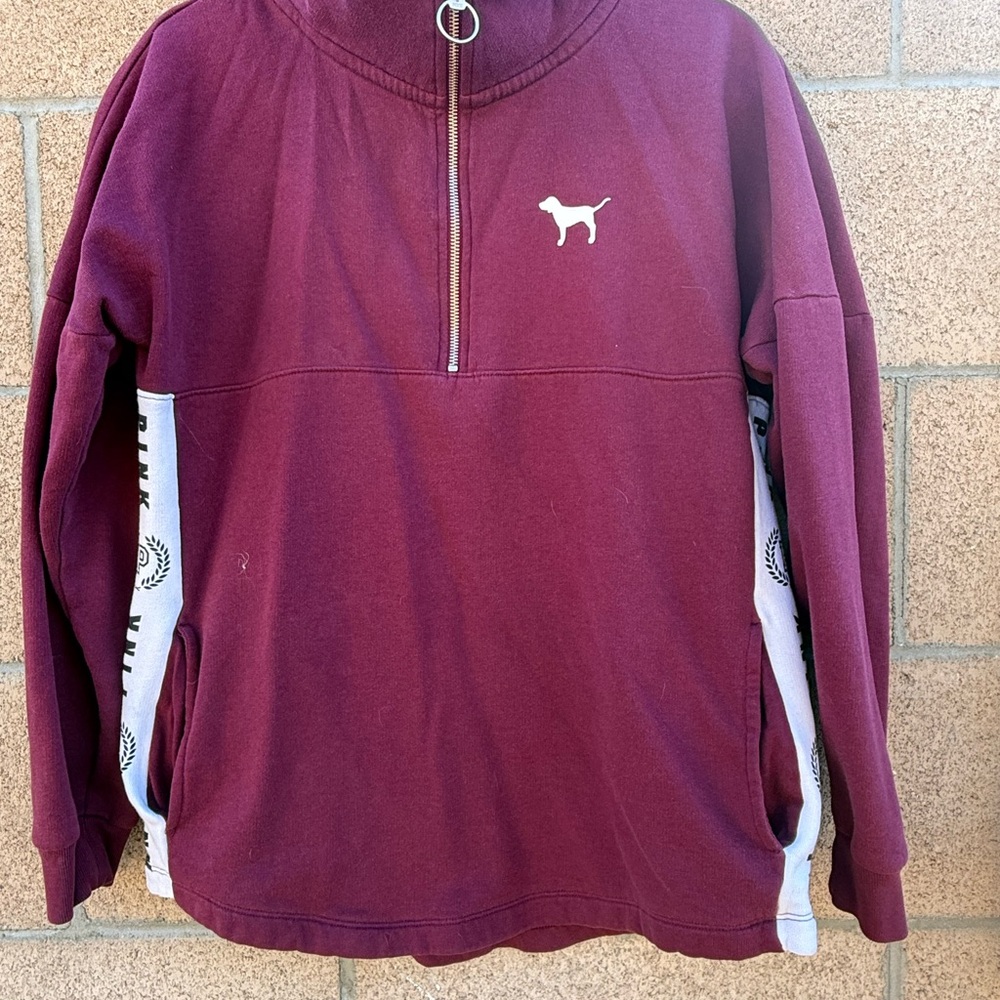 Victoria's Secret PINK Burgundy Pullover